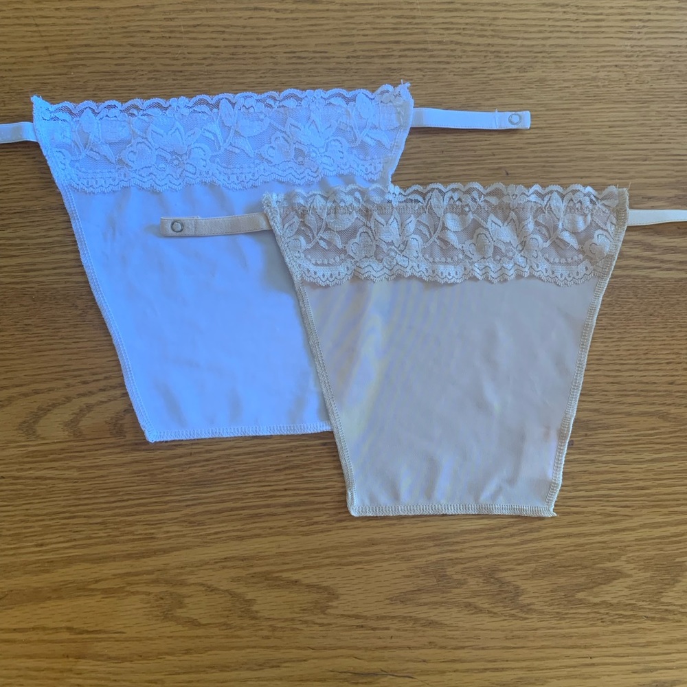 Cami Secrets Coverup for office etc low cut blouses snaps onto bra, 2/listing - Picture 3 of 4